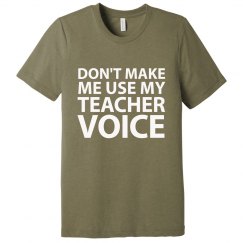 Don't make me use Tee