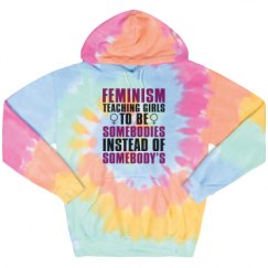 Unisex Tie-Dye Fleece Hoodie