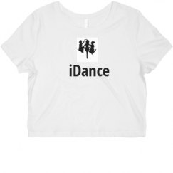 Ladies Slim Fit Crop Top Tee