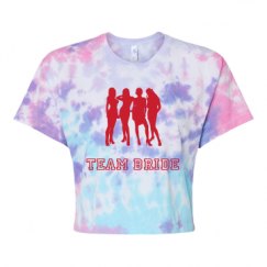 Women's Tie Dye Crop Top Tee