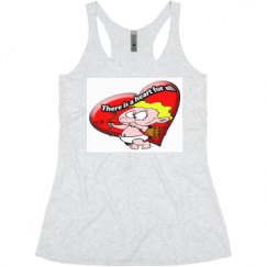 Ladies Slim Fit Super Soft Racerback Triblend Tank