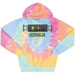Unisex Tie-Dye Fleece Hoodie