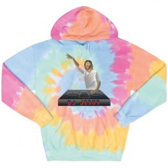 Unisex Tie-Dye Fleece Hoodie