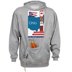 Unisex Beer Holder Tailgate Hoodie