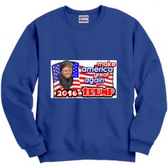 Unisex Film and Foil Crewneck Sweatshirt