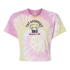Women's Tie Dye Crop Top Tee