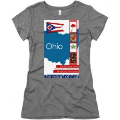 Ladies Slim Fit Super Soft Triblend Tee