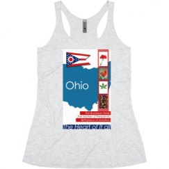 Ladies Slim Fit Super Soft Racerback Triblend Tank