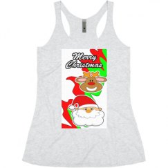 Ladies Slim Fit Super Soft Racerback Triblend Tank
