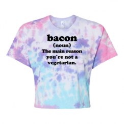 Women's Tie Dye Crop Top Tee