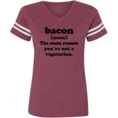 Ladies Relaxed Fit Vintage Sports Tee