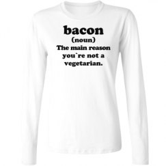 Ladies Relaxed Fit Basic Long Sleeve Tee