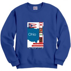 Unisex Film and Foil Crewneck Sweatshirt