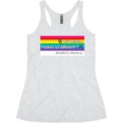 Ladies Slim Fit Super Soft Racerback Triblend Tank