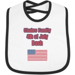 Infant Contrast Trim Bib