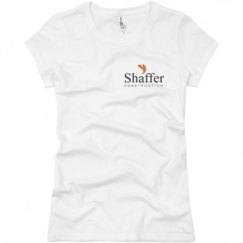 Ladies Slim Fit Basic Promo Jersey Tee