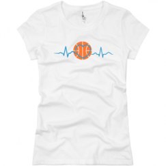 Ladies Slim Fit Basic Promo Jersey Tee