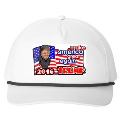 Snapback Five-Panel Rope Hat