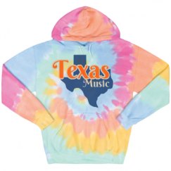 Unisex Tie-Dye Fleece Hoodie