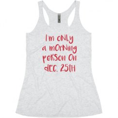 Ladies Slim Fit Super Soft Racerback Triblend Tank