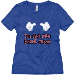 Ladies Relaxed Fit V-Neck Tee