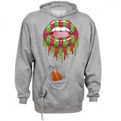 Unisex Beer Holder Tailgate Hoodie