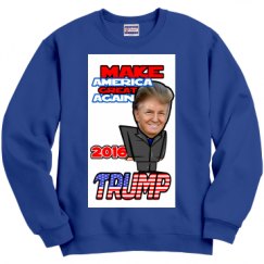 Unisex Film and Foil Crewneck Sweatshirt