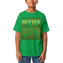 Mouth Closed Youth Basic Tee