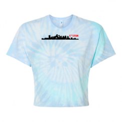Women's Tie Dye Crop Top Tee