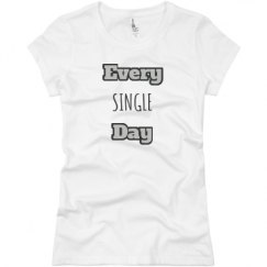 Ladies Slim Fit Basic Promo Jersey Tee