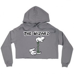 Ladies Relaxed Fit Cropped Fleece Hoodie