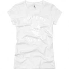 Ladies Slim Fit Basic Promo Jersey Tee