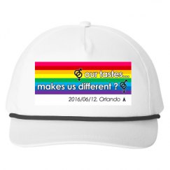 Snapback Five-Panel Rope Hat