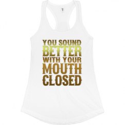 Ladies Slim Fit Racerback Tank Top