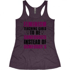 Ladies Slim Fit Super Soft Racerback Triblend Tank