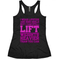 Ladies Slim Fit Super Soft Racerback Triblend Tank