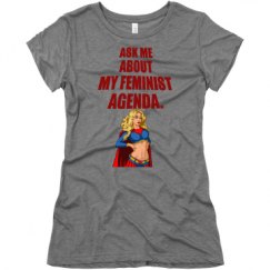 Ladies Slim Fit Super Soft Triblend Tee