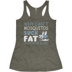Ladies Slim Fit Super Soft Racerback Triblend Tank