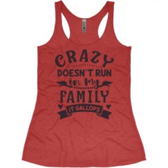 Ladies Slim Fit Super Soft Racerback Triblend Tank