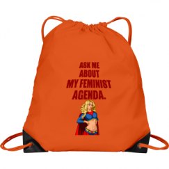 Port & Company Drawstring Cinch Bag