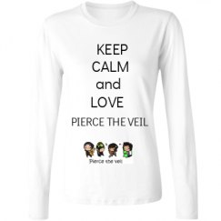 Ladies Relaxed Fit Basic Long Sleeve Tee