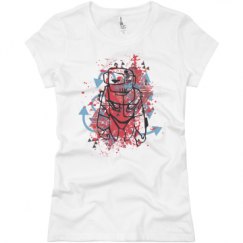 Ladies Slim Fit Basic Promo Jersey Tee