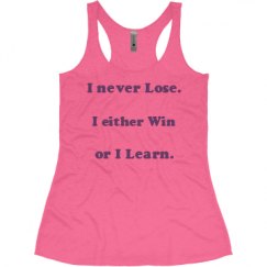 Ladies Slim Fit Super Soft Racerback Triblend Tank