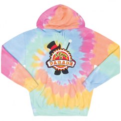 Unisex Tie-Dye Fleece Hoodie