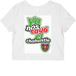 Ladies Slim Fit Crop Top Tee