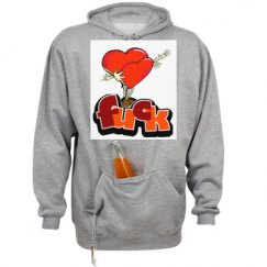 Unisex Beer Holder Tailgate Hoodie