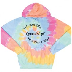 Unisex Tie-Dye Fleece Hoodie