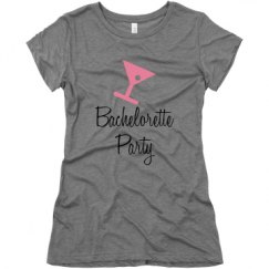 Ladies Slim Fit Super Soft Triblend Tee