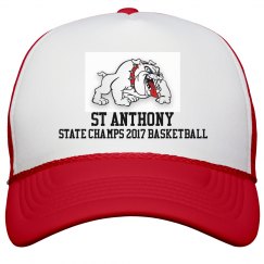 St ANTHONY STATE CHAMPS CAP