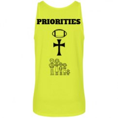 Unisex Jersey Neon Tank Top